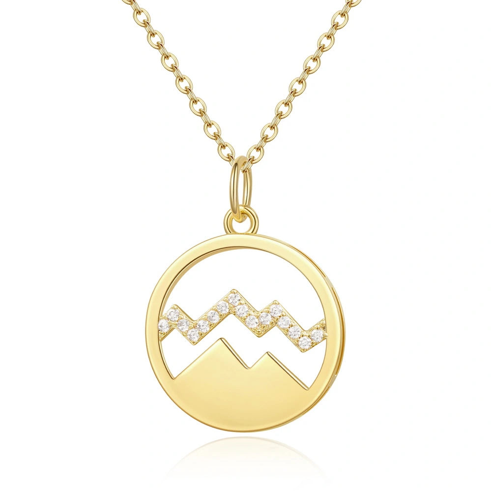 Round peak necklace