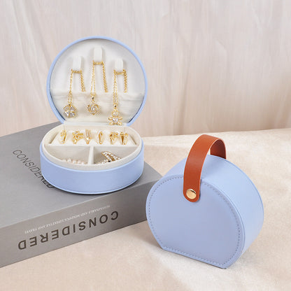 Portable Dome Princess Jewelry Box with Carry Handle