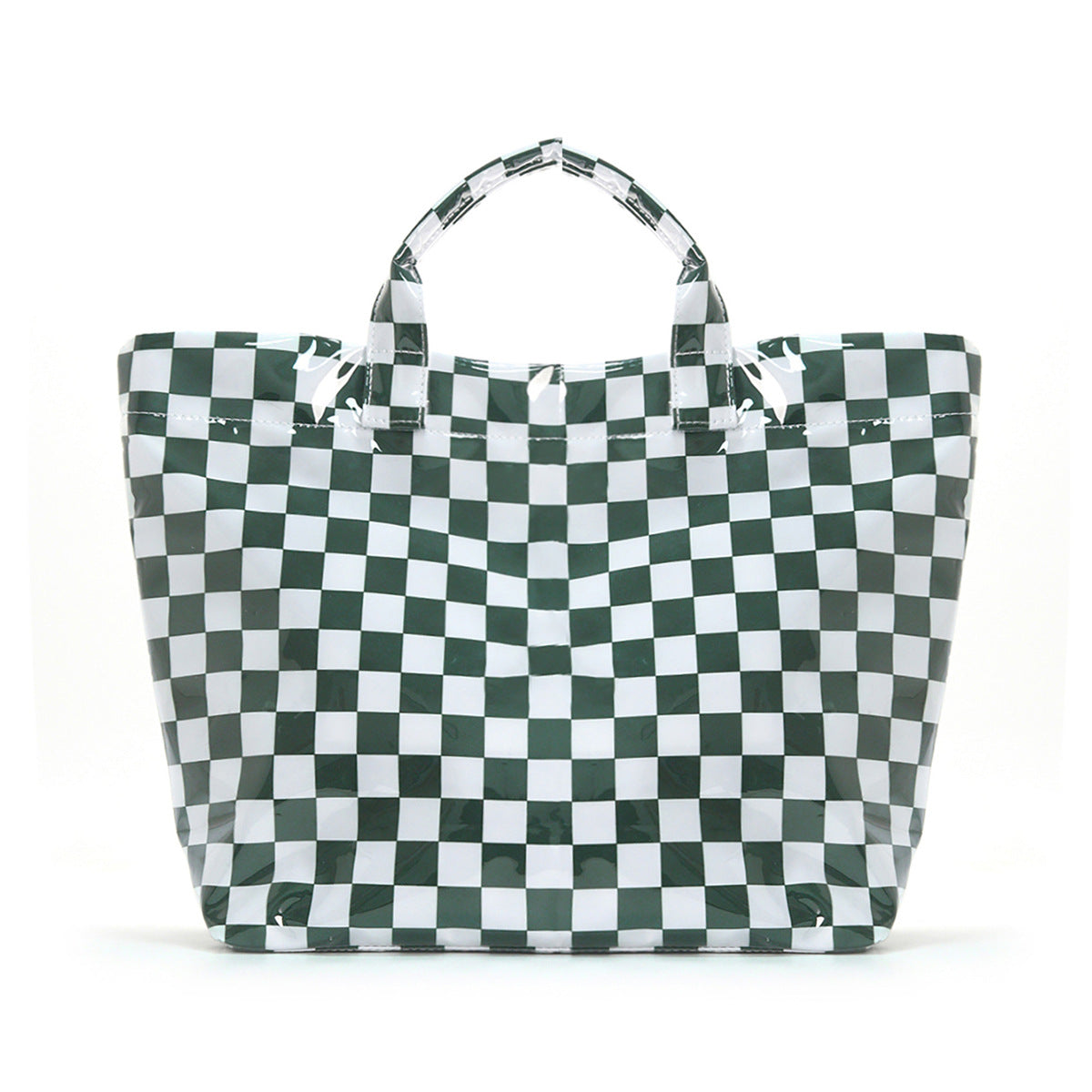 Striped Tote Bag – Lightweight Large-Capacity Handbag for Commuting & Travel