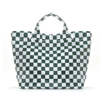 Striped Tote Bag – Lightweight Large-Capacity Handbag for Commuting & Travel