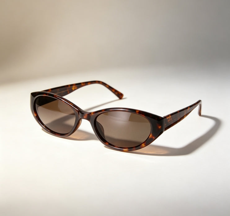 New Oval Cat-Eye Sunglasses for Men & Women – High-End Vintage Retro Sun Glasses