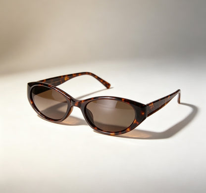 New Oval Cat-Eye Sunglasses for Men & Women – High-End Vintage Retro Sun Glasses