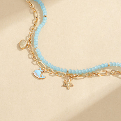 KissYan Adjustable Stackable Enamel Beaded Bracelets for Women