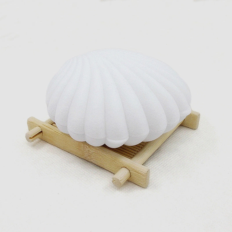 Shell-Shaped Velvet Jewelry Box