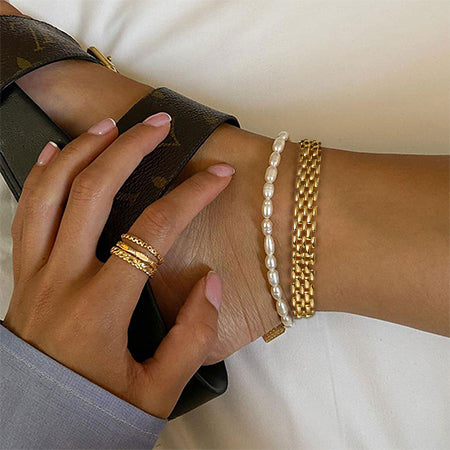 KissYan Gold Ankle Bracelets for Women,Chunky Cuban Link Chain Summer Beach Foot Jewelry