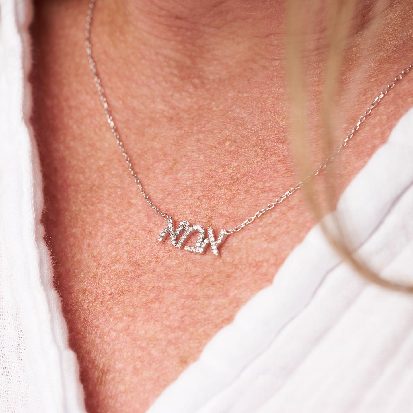 Custom Diamond Name Necklace