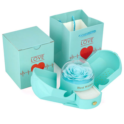 Angel Wing Crystal Flower Gift  Box