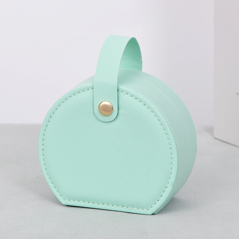 Portable Dome Princess Jewelry Box with Carry Handle