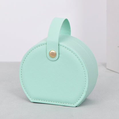 Portable Dome Princess Jewelry Box with Carry Handle