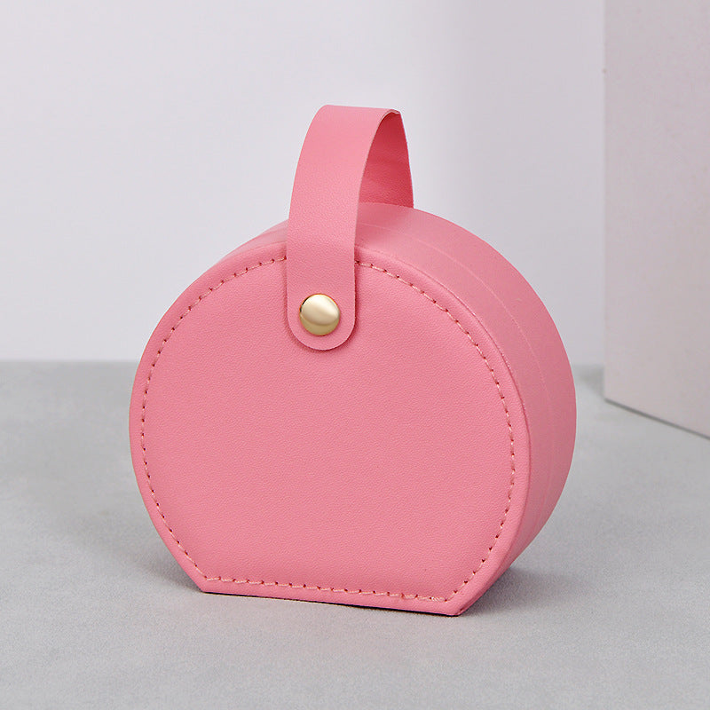 Portable Dome Princess Jewelry Box with Carry Handle