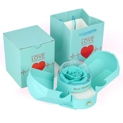 Angel Wing Crystal Flower Gift  Box