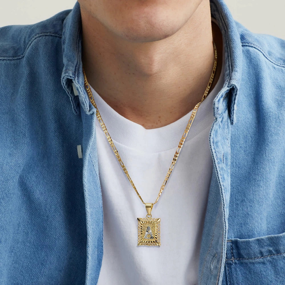 Men's Gold Necklaces & Pendants | Wolf & Badger