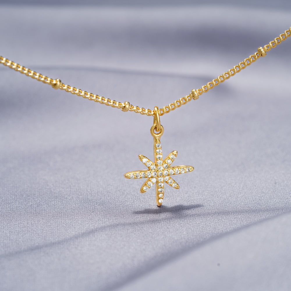 Dainty 14k Gold Plated Adjustable Anklets- Star