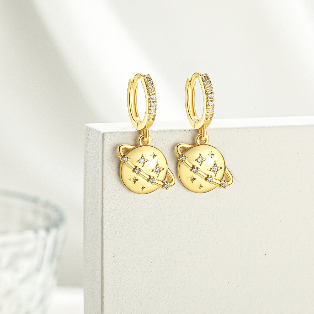 Stellar 14K Gold Earrings for Women and Girls