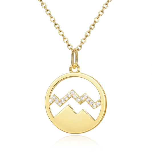 Round peak necklace