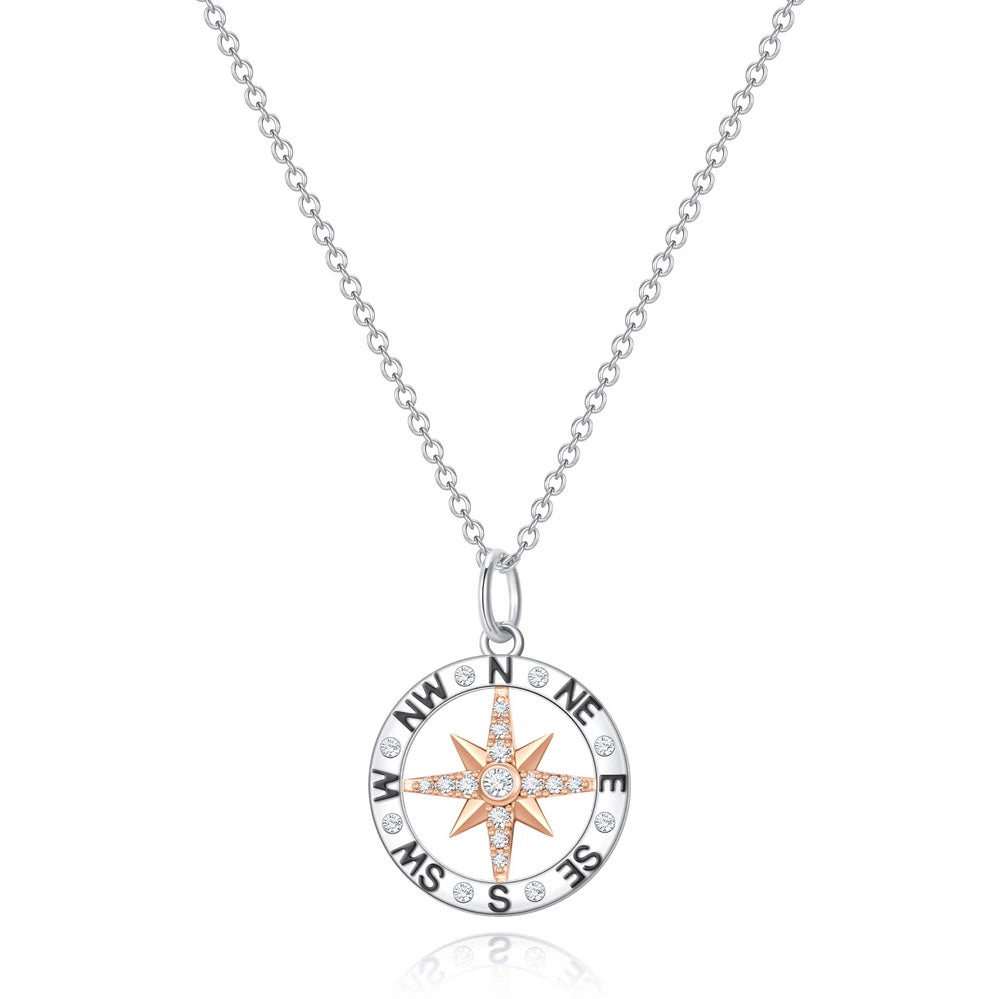 Graduation Season Separation Compass Necklace