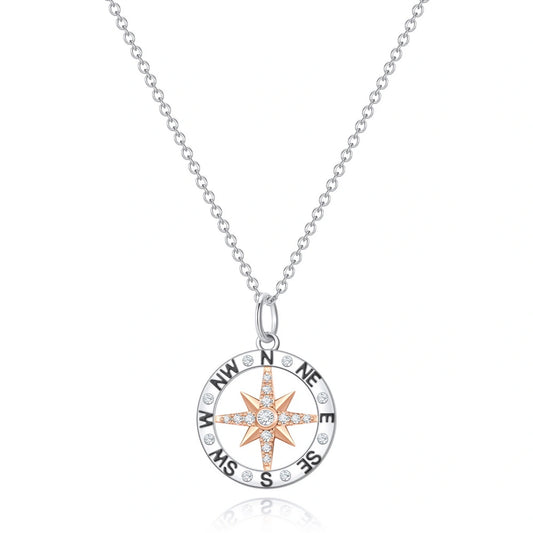 Graduation Season Separation Compass Necklace