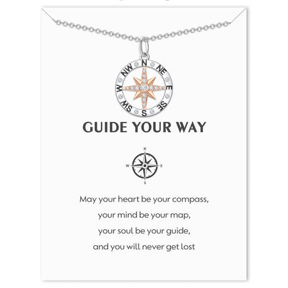 Graduation Season Separation Compass Necklace